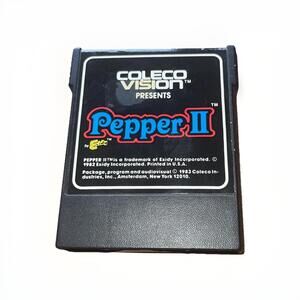 Coleco Vision Pepper ll Authentic cartridge